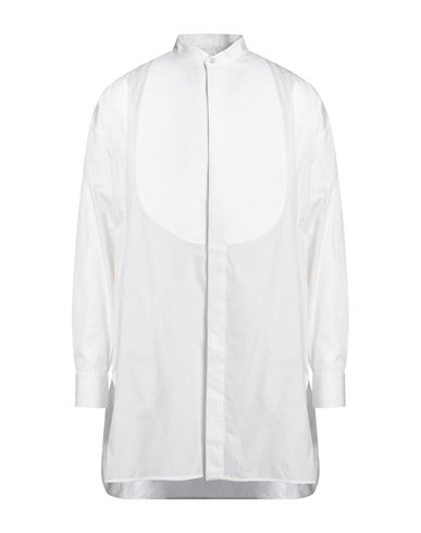 Alexander Mcqueen Man Shirt White Size 16 ½ Cotton, Silk