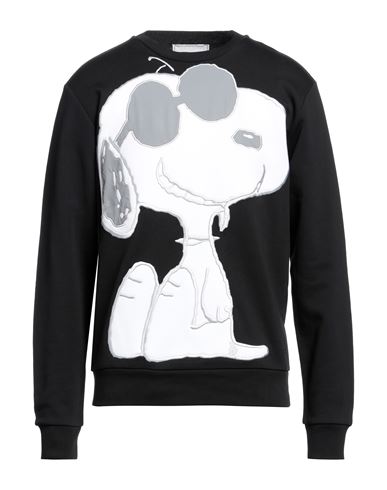 Iceberg Man Sweatshirt Black Size L Cotton, Polyester