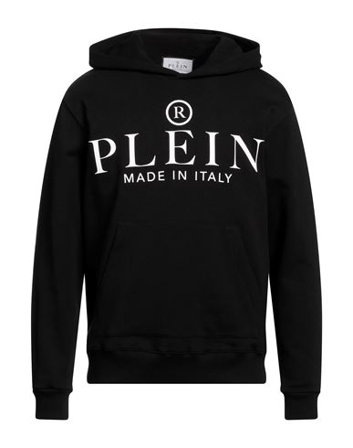 Philipp Plein Logo-print Pullover Hoodie In Black