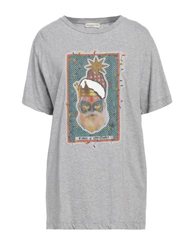 Etro Woman T-shirt Grey Size L Cotton In Grey