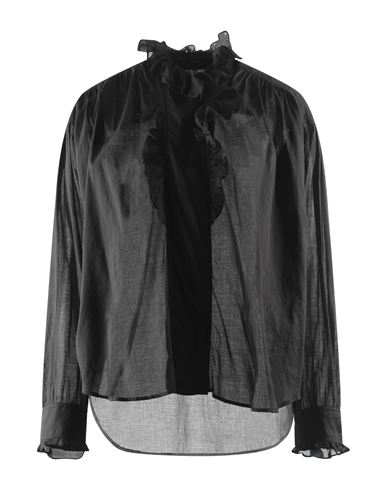 Isabel Marant Étoile Woman Shirt Black Size 10 Cotton