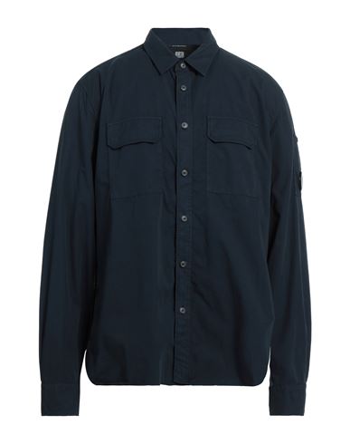 C.p. Company C. P. Company Man Shirt Midnight Blue Size 3xl Cotton