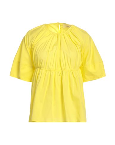 Vicolo Woman Top Yellow Size M Cotton
