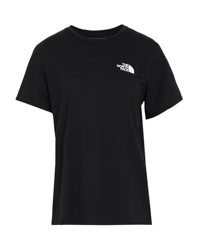 THE NORTH FACE THE NORTH FACE W FOUNDATION GRAPHIC TEE - EU WOMAN T-SHIRT BLACK SIZE S COTTON, POLYESTER