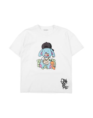 Shop Dolce & Gabbana Toddler Boy T-shirt White Size 7 Cotton, Polyurethane