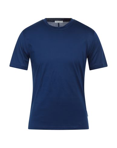 Paolo Pecora Man T-shirt Navy Blue Size S Cotton
