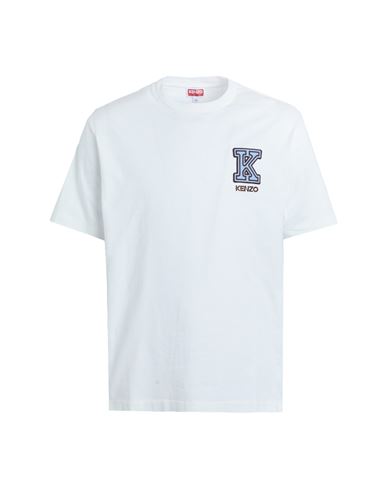 Kenzo Man T-shirt White Size Xl Organic Cotton