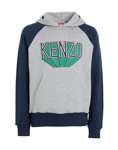 Shop Kenzo Man Sweatshirt Light Grey Size Xl Organic Cotton