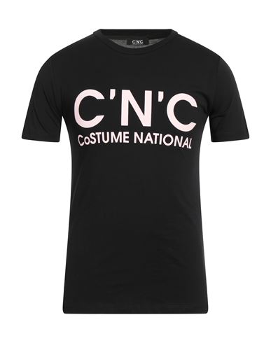 C'N'C' COSTUME NATIONAL C'N'C' COSTUME NATIONAL MAN T-SHIRT BLACK SIZE L COTTON