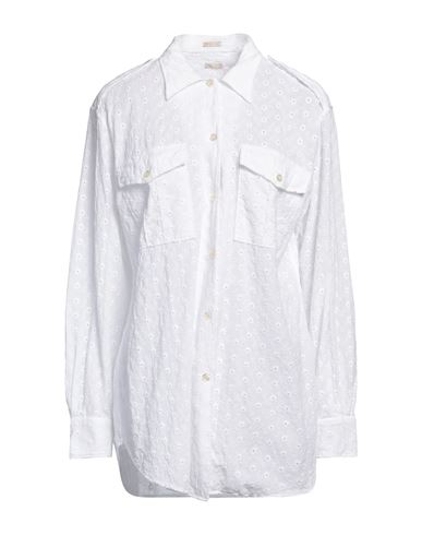 Massimo Alba Woman Shirt White Size M Cotton
