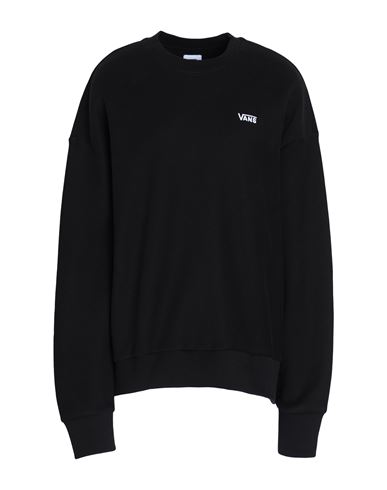 Vans Comfycush Essential Crew Woman Sweatshirt Black Size M Cotton, Polyester