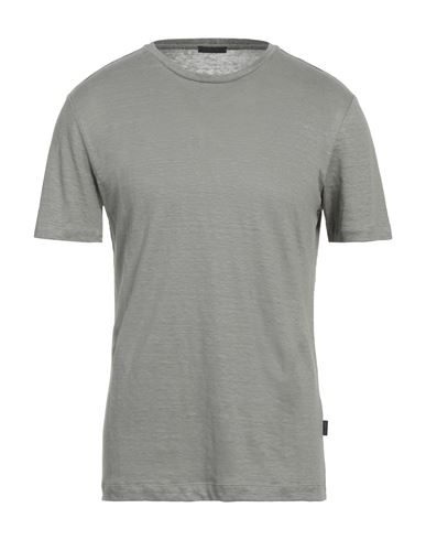 Pal Zileri Man T-shirt Light Grey Size L Linen