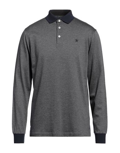 Hackett Man Polo Shirt Grey Size 3xl Cotton