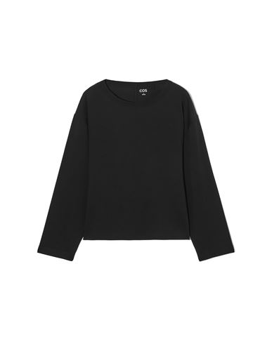 Cos Woman T-shirt Black Size L Organic Cotton
