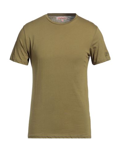 Gabardine Man T-shirt Military Green Size 3xl Cotton
