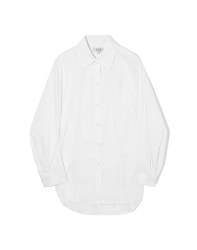Shop Cos Woman Shirt White Size 12 Cotton, Polyamide, Elastane
