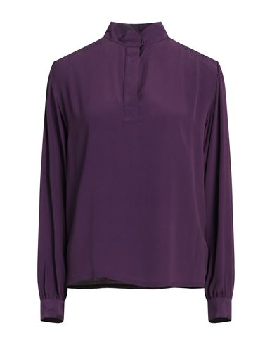 Grifoni Woman Top Purple Size 4 Acetate, Silk
