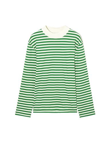 Cos Woman T-shirt Green Size L Organic Cotton