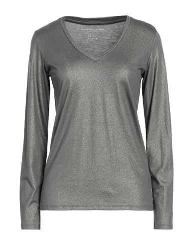 Majestic Filatures Woman T-shirt Grey Size 1 Lyocell, Cotton