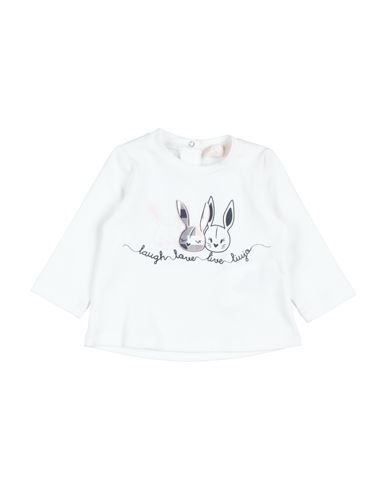 Liu •jo Babies'  Newborn Girl T-shirt White Size 3 Cotton, Elastane