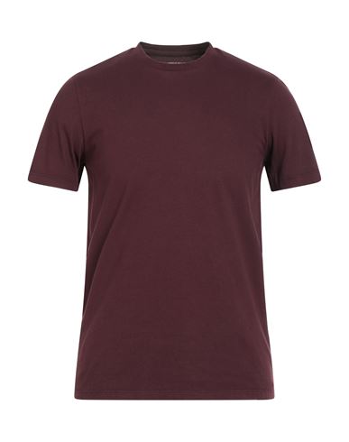 Majestic Filatures Man T-shirt Burgundy Size M Organic Cotton, Recycled Cotton In Burgundy