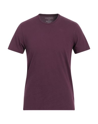 Majestic Filatures Man T-shirt Deep Purple Size M Organic Cotton, Recycled Cotton