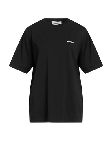 Ambush Woman T-shirt Black Size L Cotton, Polyester