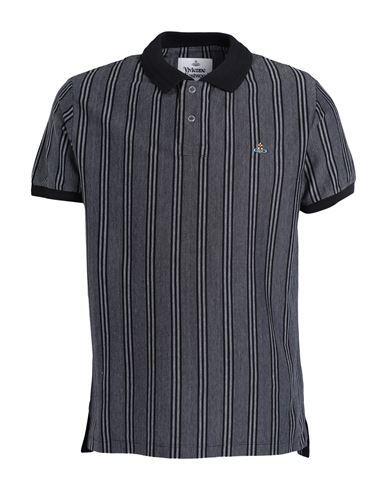 Vivienne Westwood Man Polo Shirt Lead Size Xl Cotton In Grey