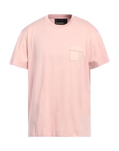 Shop Neil Barrett Man T-shirt Pink Size Xl Cotton