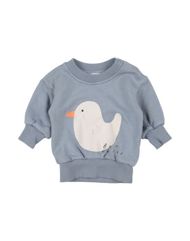 Shop Bobo Choses Newborn Boy Sweatshirt Slate Blue Size 3 Organic Cotton