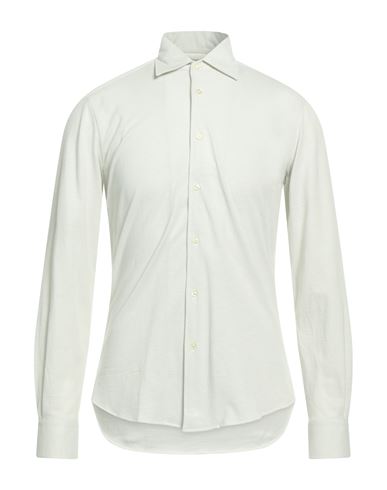 Rossopuro Man Shirt Light Grey Size 16 ½ Cotton