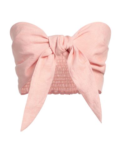 Forte Dei Marmi Couture Woman Top Pink Size 4 Linen
