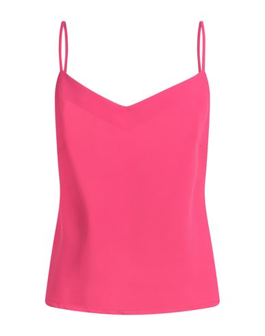 Clips Woman Top Fuchsia Size 10 Polyester, Elastane In Pink
