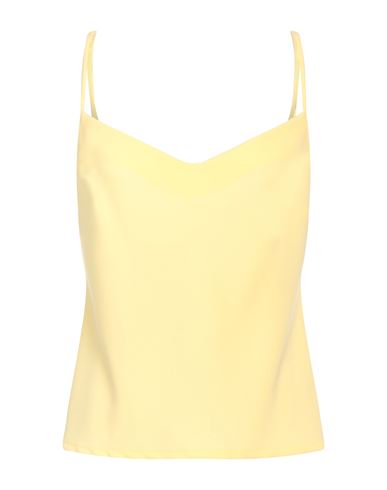 Clips Woman Top Yellow Size 6 Polyester, Elastane