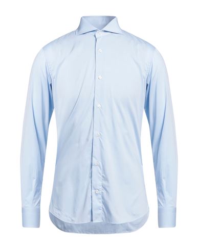 Provenzale Man Shirt Light Blue Size 17 Cotton
