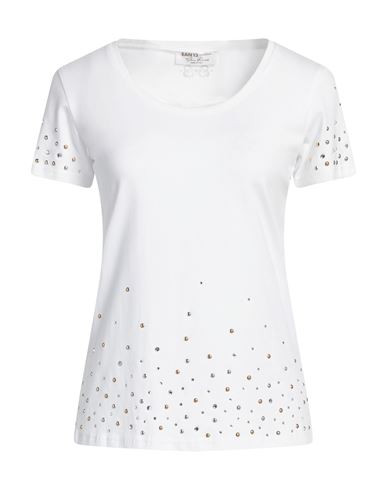 Ean 13 Woman T-shirt White Size 6 Cotton, Elastane