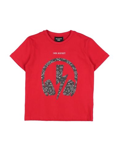 Neil Barrett Toddler Boy T-shirt Red Size 6 Cotton In Red