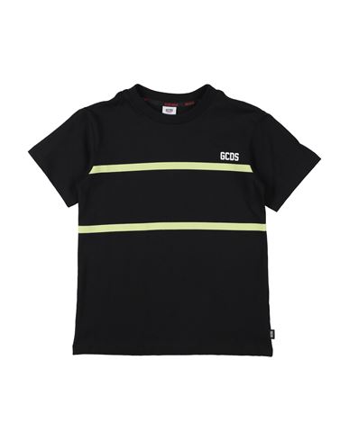 Gcds Mini Babies'  Toddler T-shirt Black Size 6 Cotton, Elastane