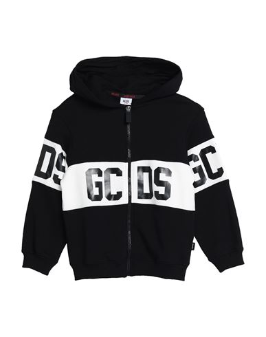 Gcds Mini Babies'  Toddler Sweatshirt Black Size 6 Cotton, Elastane