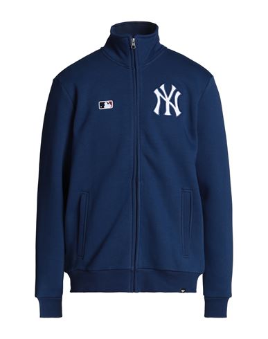 Shop 47 Track Jacket Emb Islington New York Yankees Man Sweatshirt Navy Blue Size Xl Cotton, Polyester