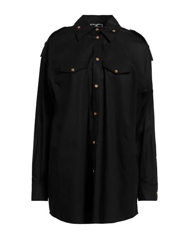 Elisabetta Franchi Woman Shirt Black Size 8 Cotton