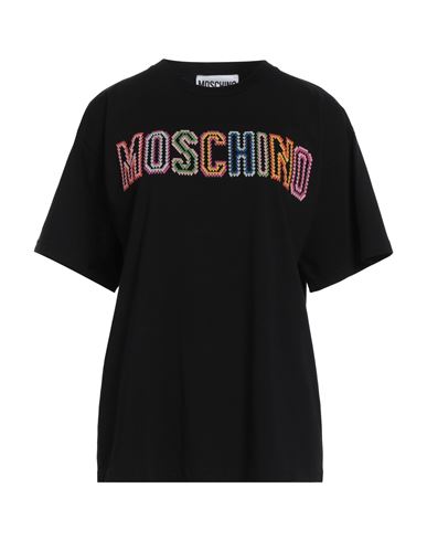 Moschino Woman T-shirt Black Size Xxs Cotton
