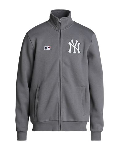 47 Track Jacket Emb Islington New York Yankees Man Sweatshirt Grey Size M Cotton, Polyester