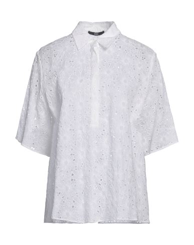 Shop Sly010 Woman Shirt White Size 8 Polyester, Metallic Polyester, Polyacrylic