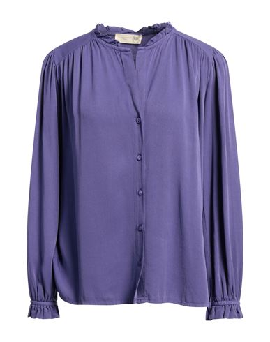 Bsb Woman Shirt Purple Size L Viscose