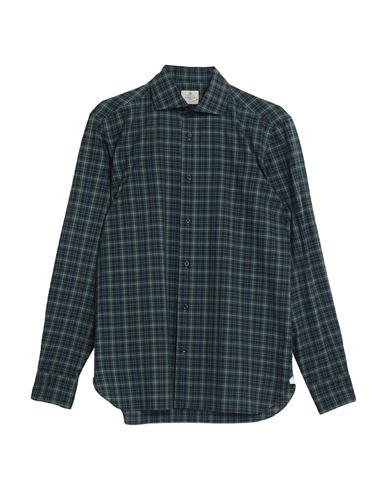 Luigi Borrelli Napoli Man Shirt Green Size 15 ½ Cotton