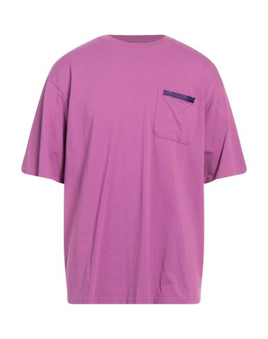 Bluemarble Man T-shirt Mauve Size Xl Organic Cotton In Purple