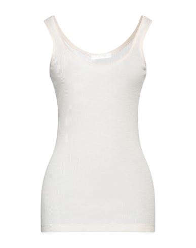 Chloé Woman Top Ivory Size 8 Virgin Wool In White