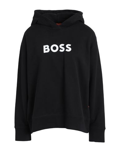 Shop Hugo Boss Boss Woman Sweatshirt Black Size L Cotton, Elastane