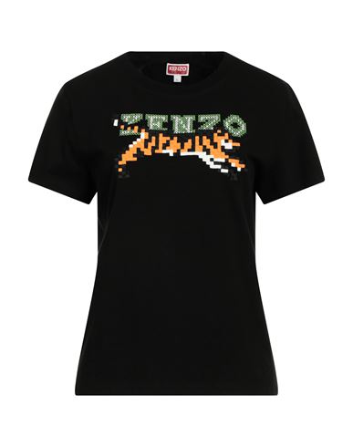 Shop Kenzo Woman T-shirt Black Size L Cotton